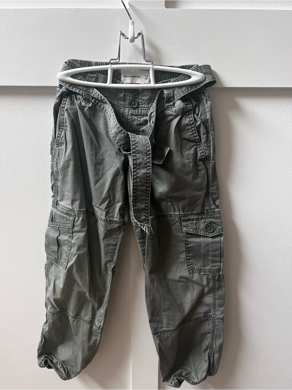 abercrombie kids Olive Green Cargo Pants